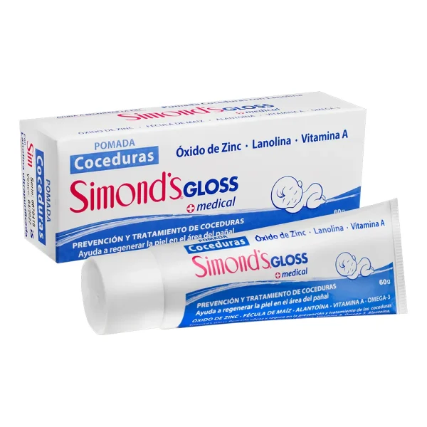 Pomada para Coceduras Medical Simonds Gloss 60 gr