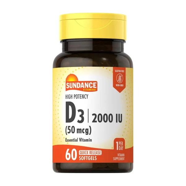 Vitamina D3 2000 UI Sundance 60 Cap