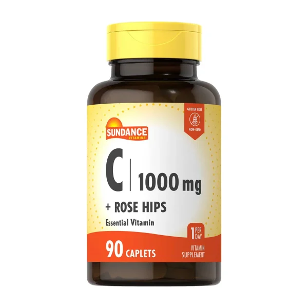 Vitamina C 1000 MG + Rosa Mosqueta Sundance 90 Tab