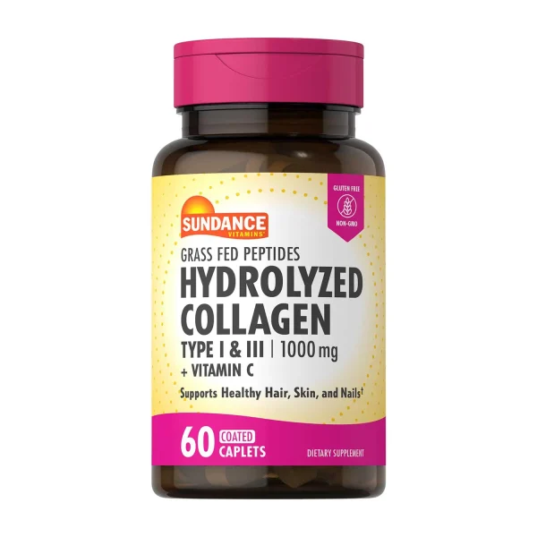 Colágeno Hidrolizado 1000 MG + Vitamina C Sundance 60 Tab