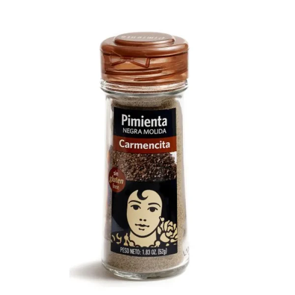 Pimienta Negra Molida Carmencita 52 gr