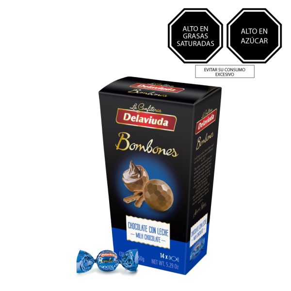 Bombones de Chocolate con Leche Delaviuda 150 gr