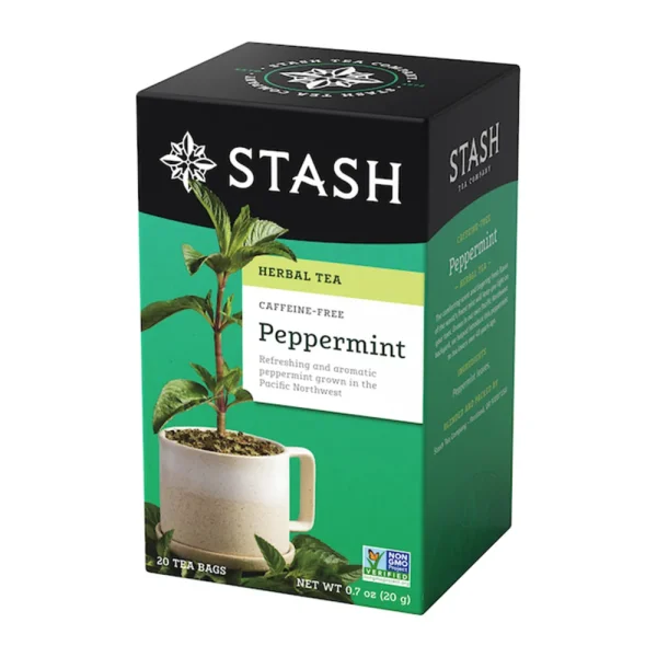 Infusiones Peppermint Herbal Tea Stash 20 unid
