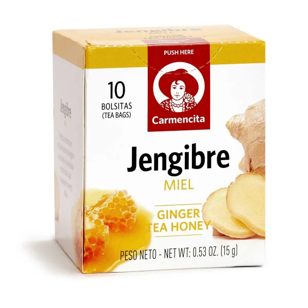 Infusiones de Jengibre con Miel Carmencita 10 unid