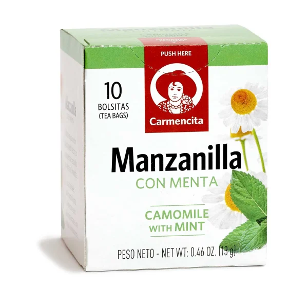Infusiones de Manzanilla con Menta Carmencita 10 unid