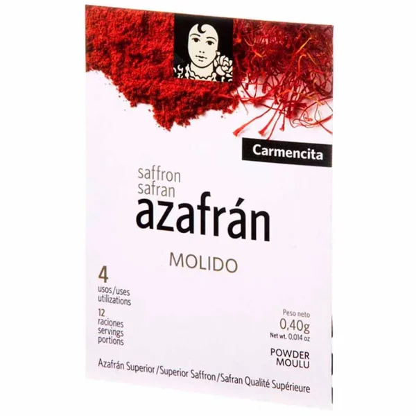 Azafrán Molido Carmencita 0.4 gr