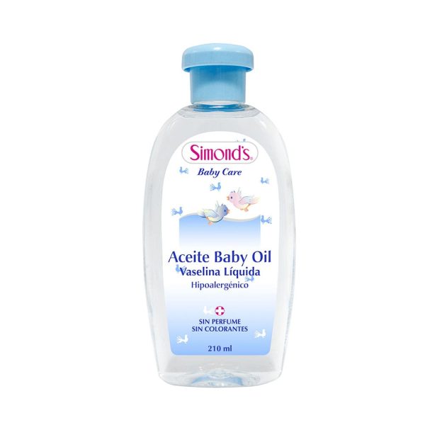 Aceite Baby Oil Vaselina Líquida Simonds 210 ml