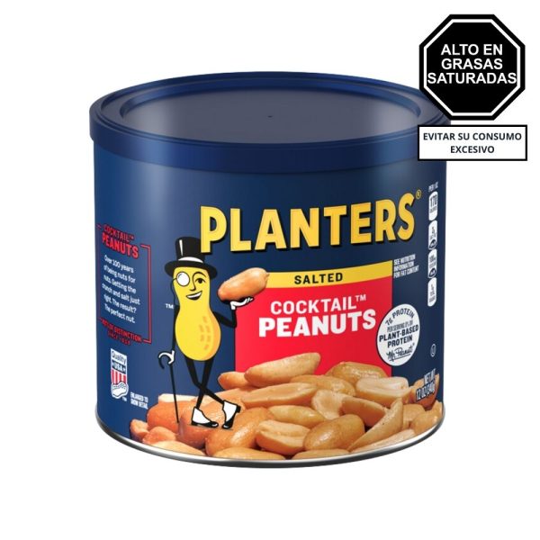Cóctel de Maníes con Sal Planters 340 gr