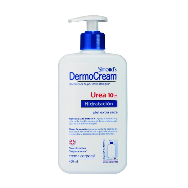 Crema Corporal Urea 10% Dermocream 400 ml