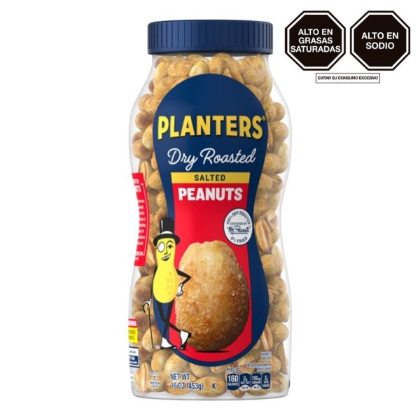 Dry Roasted Peanuts Planters 453 gr