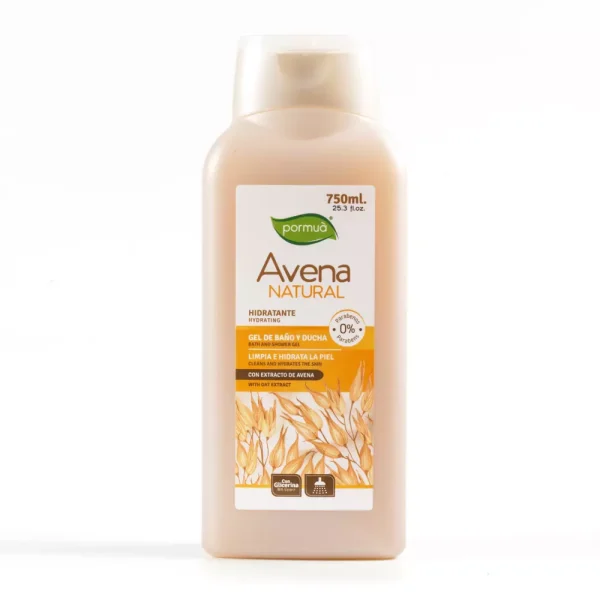 Gel de Baño y Ducha Avena Natural Beautik 750 ml Pormua
