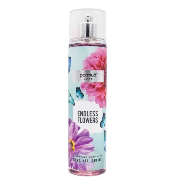 Hidratante Body Mist Endless Flowers Pormua Luxe 240 ml