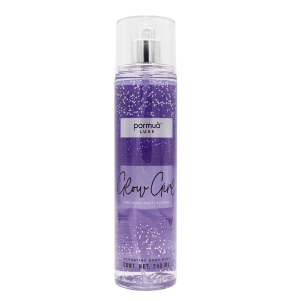 Hidratante Body Mist Glow Girl Pormua Luxe 240 ml