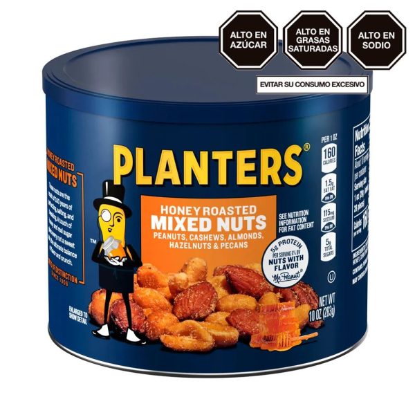 Mix de Frutos Secos Tostados con Miel Planters 283 gr