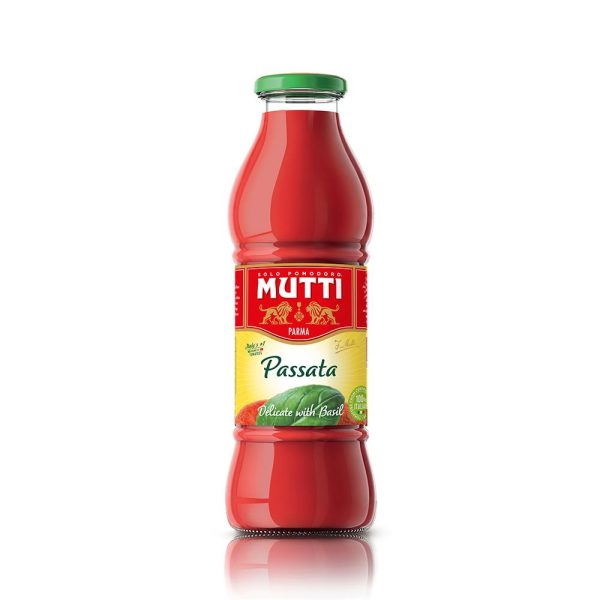 Pure de Tomate Mutti Passata Basilico 700 gr