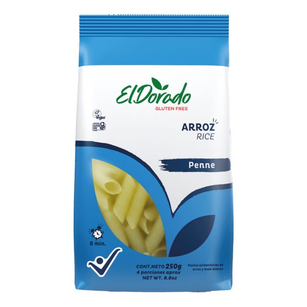 Pasta de Arroz Penne El Dorado 250 gr