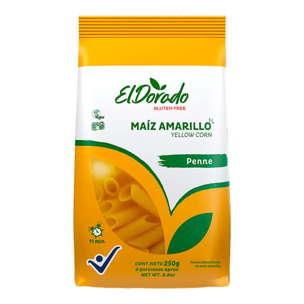 Pasta de Maiz Penne El Dorado 250 gr