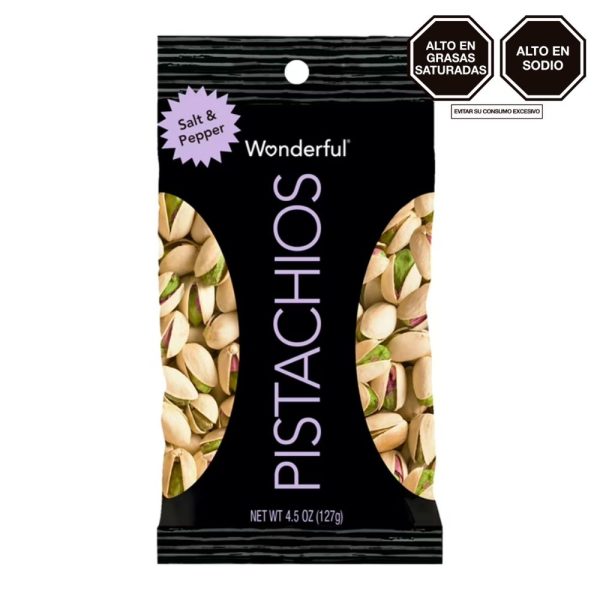 Pistachos Sal y Pimienta Wonderful 127 gr
