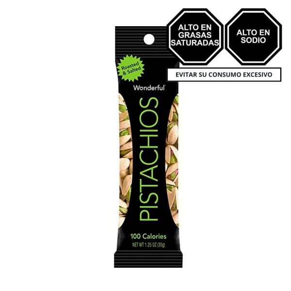 Pistachos Tostados y Salados Wonderful 35 gr