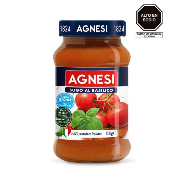 Pomodoro con Albahaca Agnesi 400 gr