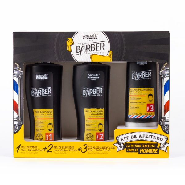 Set Barber para afeitado Beautik Men Only