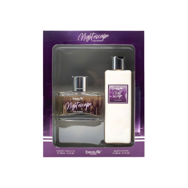 Set Night Escape EDT + Body Lotion for women Beautik