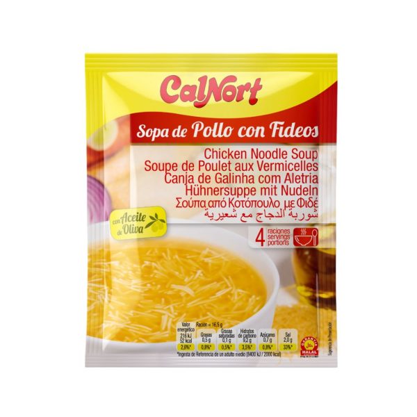 Sopa de Pollo con Fideos Calnort 66 gr