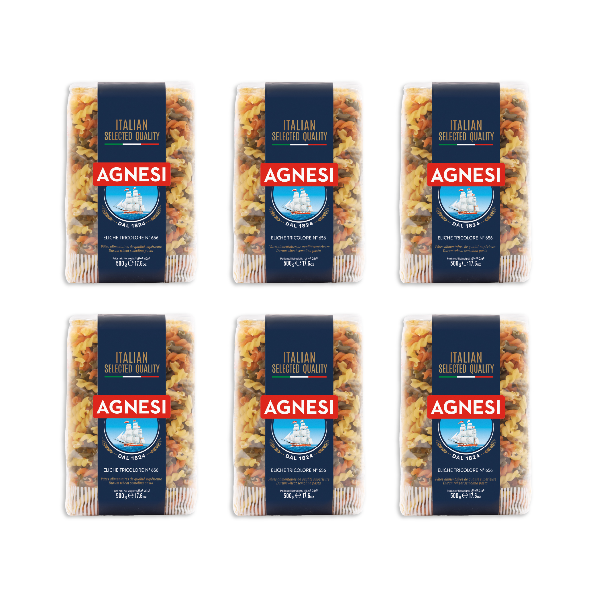 Pack Eliche Tricolor - Pack x6