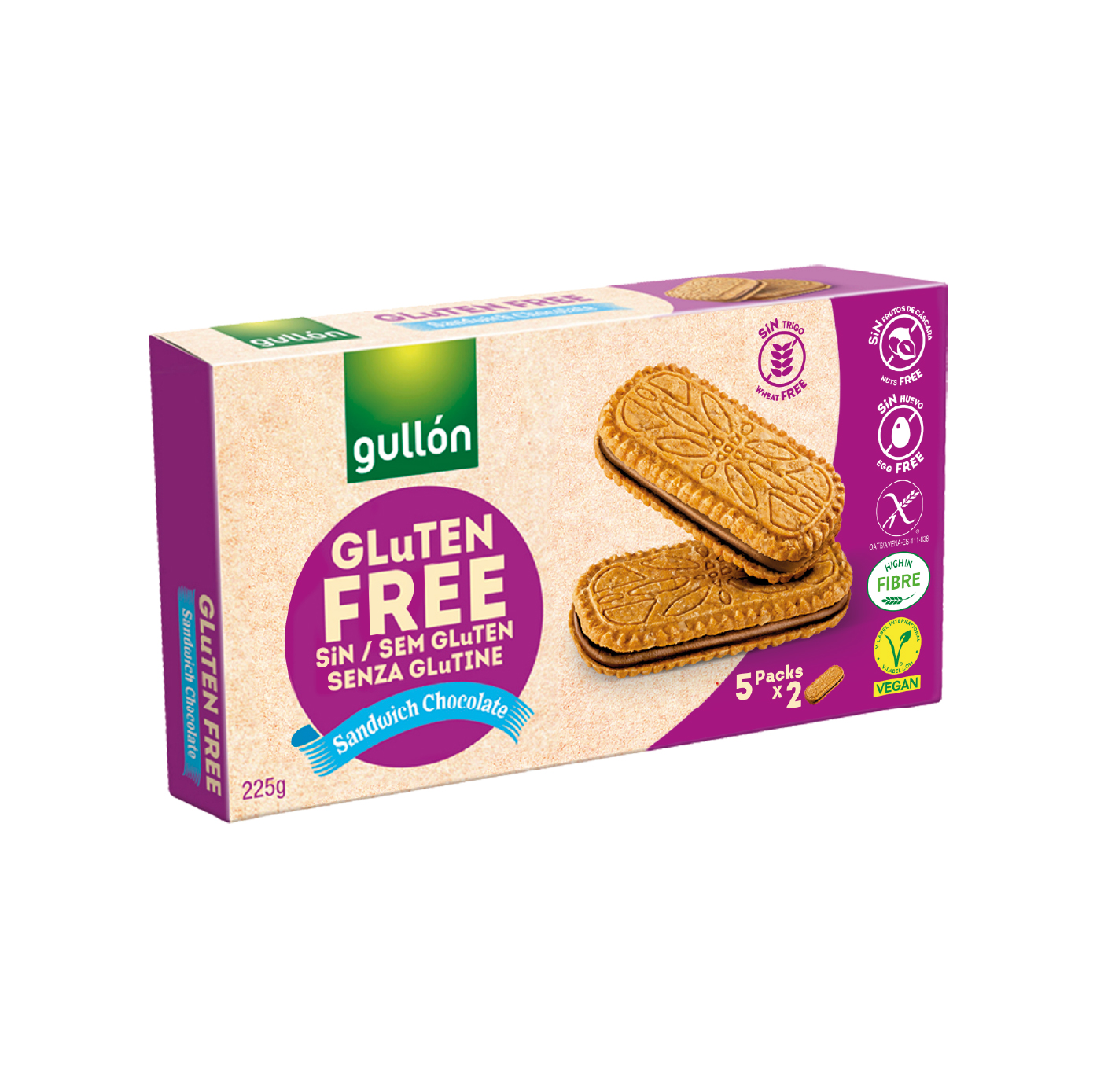 Sandwich Chocolate Gullón  - 225g