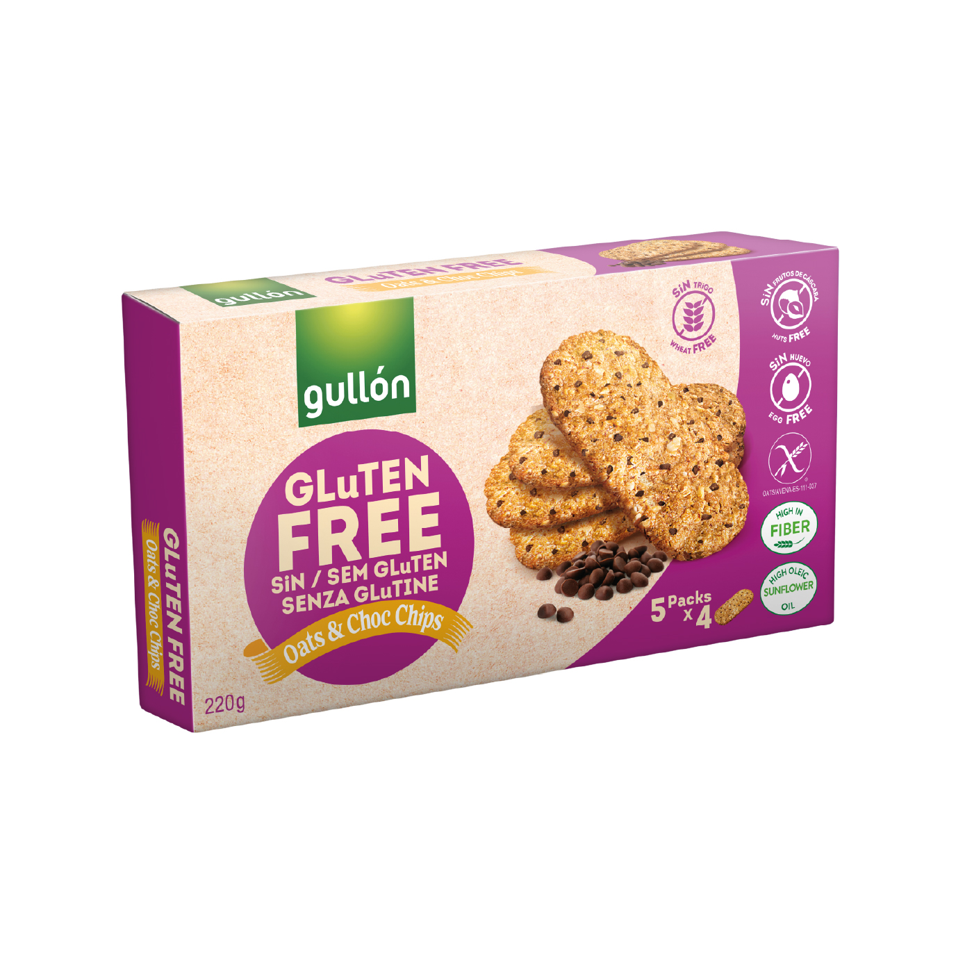 Desayuno Avena con Chips Gullón -  220 g