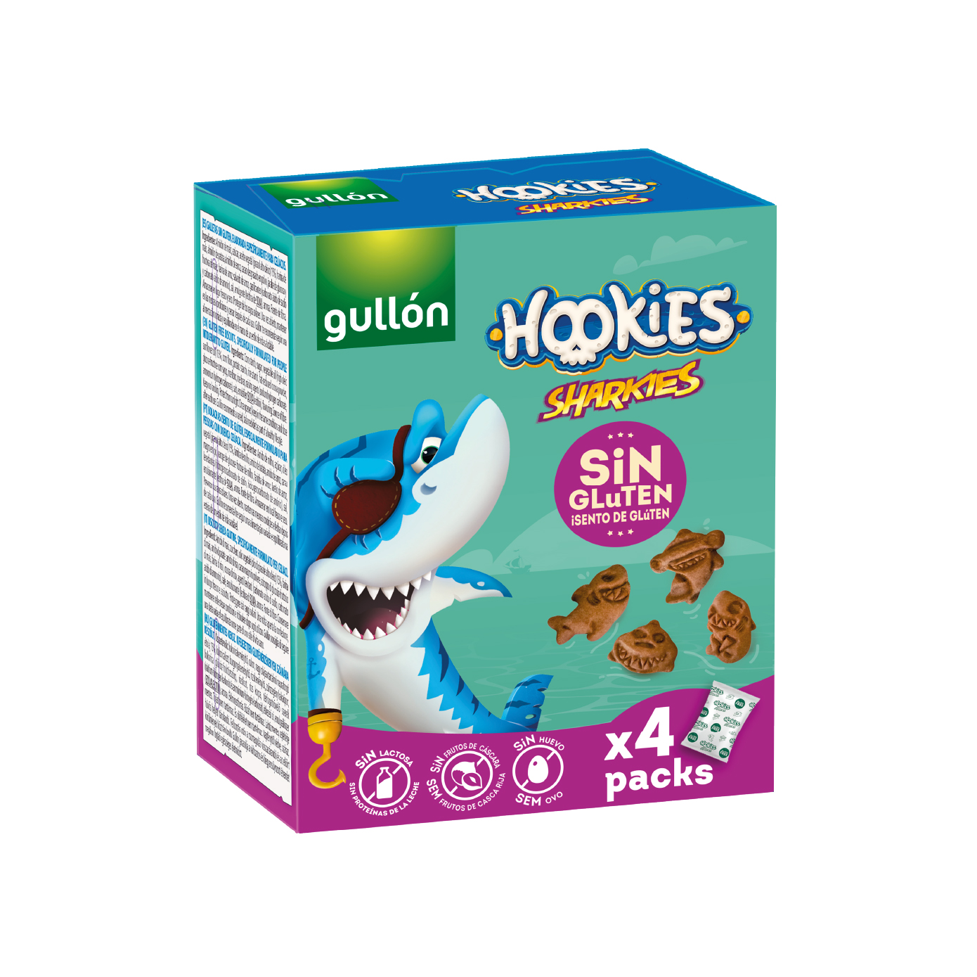 Mini Hookies Sharkies Gullón-  Sin Gluten 160 g