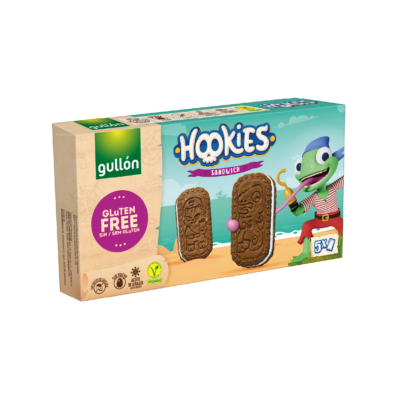 Hookies Sandwich  Gullón - Sin Gluten 230 g