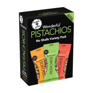 Wonderful  No Shells Pistachios Variety Pack -  189GR