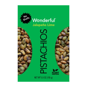 Wonderful Pistachios Jalapeño Lime Sin Cáscara - 155GR