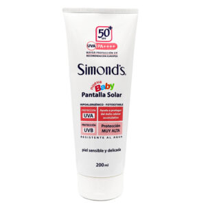 Simond’s Baby Pantalla Solar Crema SPF50+ 200  ML
